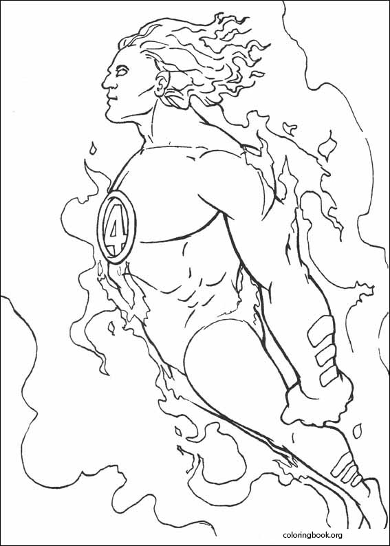 Fantastic Four coloring page (028)