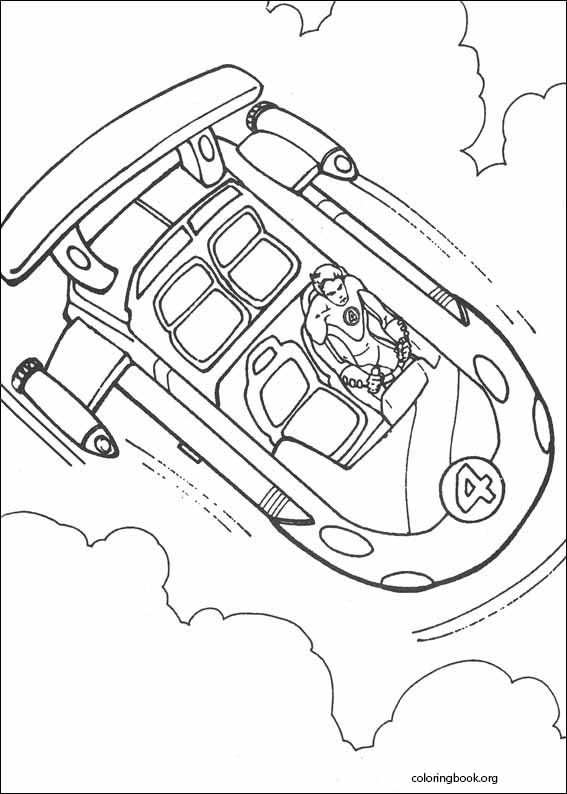 Fantastic Four coloring page (029)