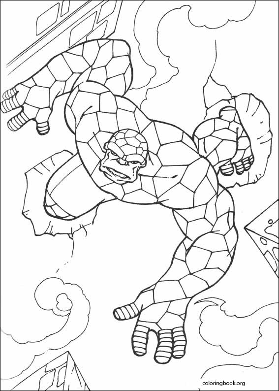 Fantastic Four coloring page (031)