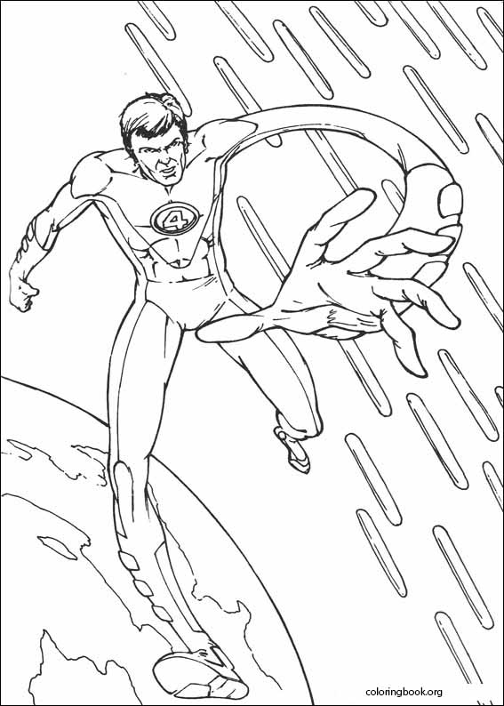 Fantastic Four coloring page (039)