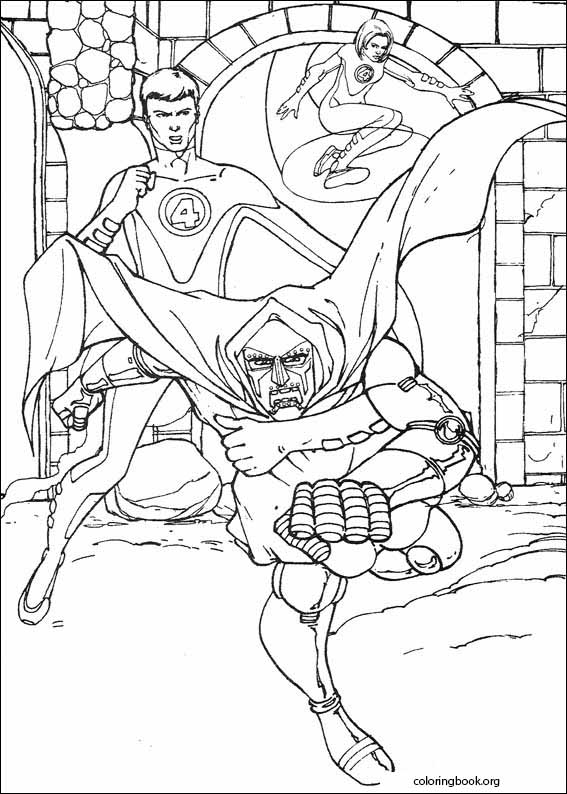 Fantastic Four coloring page (071)