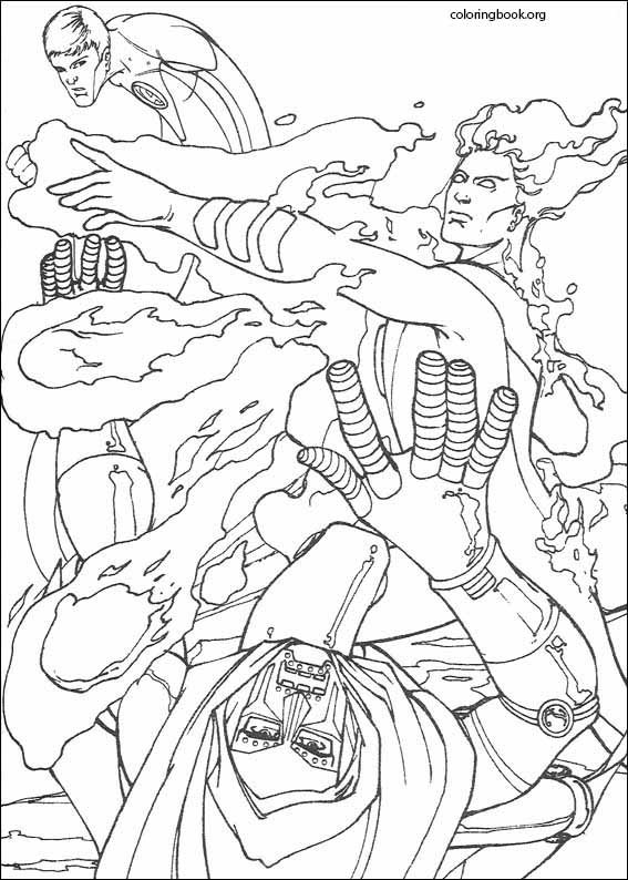 Fantastic Four coloring page (081)