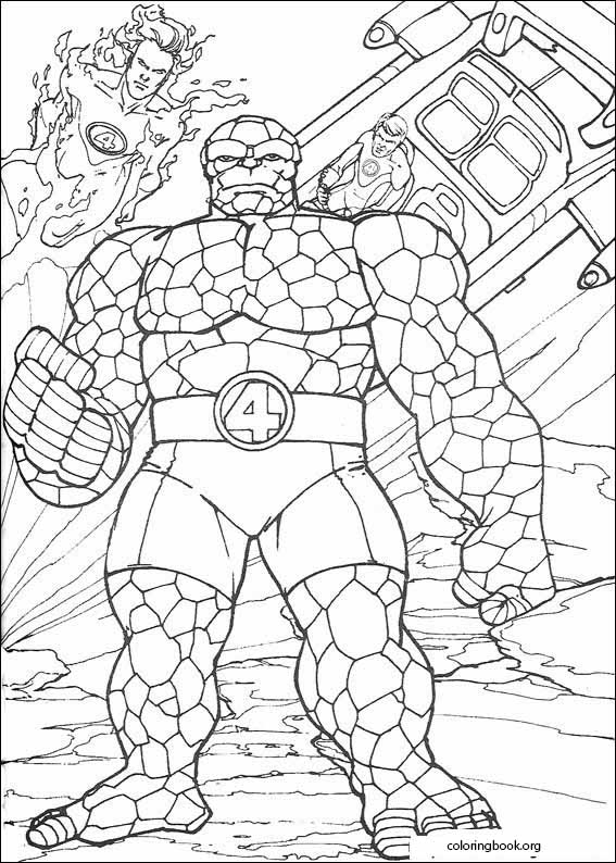 Fantastic Four coloring page (086)