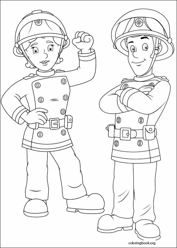 Fireman Sam coloring page (003)