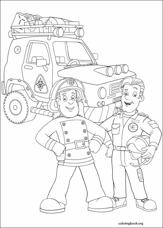 Fireman Sam coloring page (019)