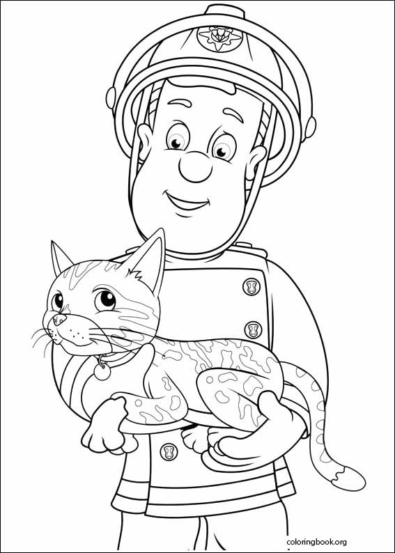 fireman sam coloring page 020 coloringbookorg