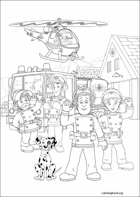 Fireman Sam coloring page (035)
