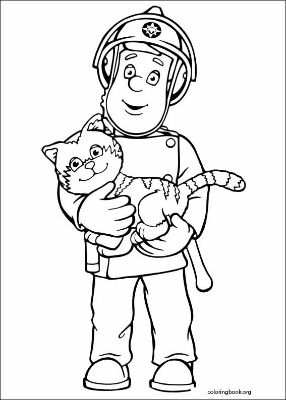 Fireman Sam coloring page (040)