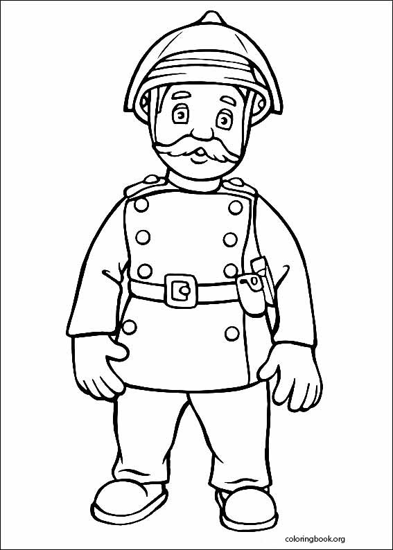 Fireman Sam coloring page (046)