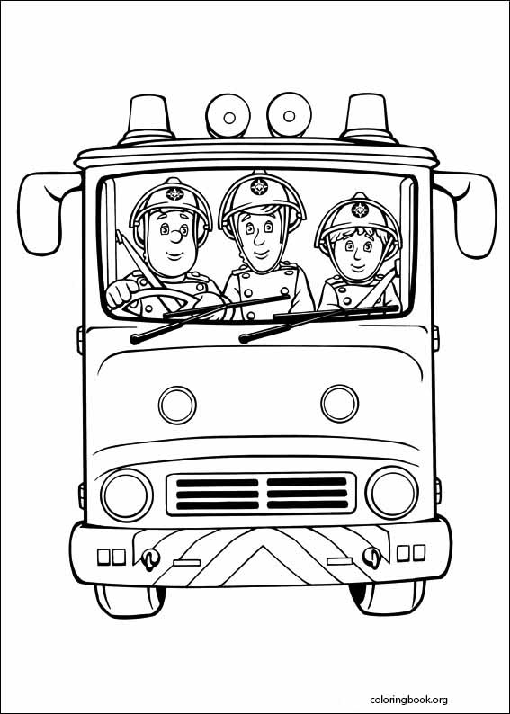 Fireman Sam coloring page (050)