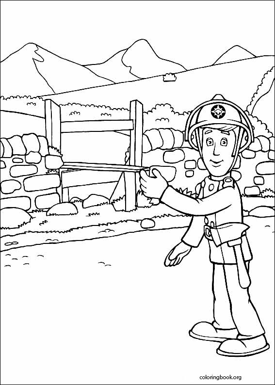 Fireman Sam coloring page (064)
