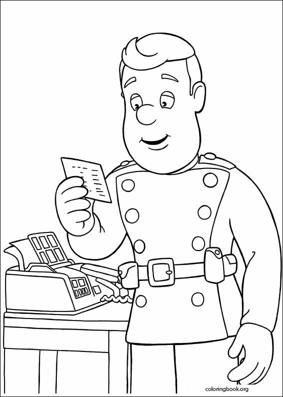 Fireman Sam coloring page (065)