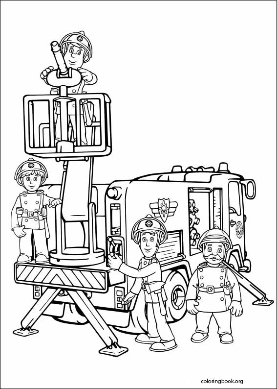 Fireman Sam coloring page (067)