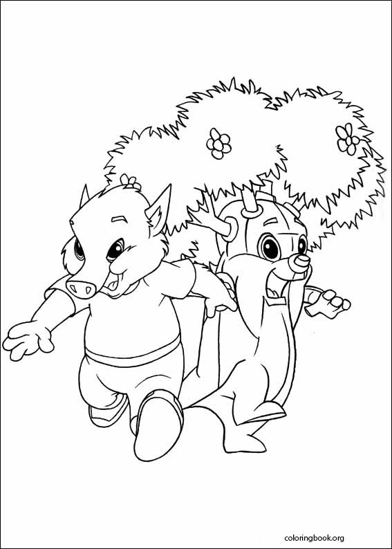 Forest Friends coloring page (003)