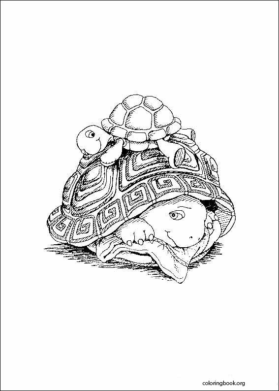Franklin coloring page (020)