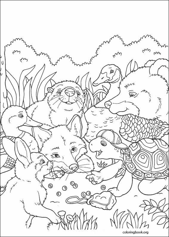 Franklin coloring page (022)