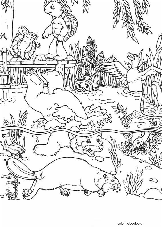 Franklin coloring page (033)