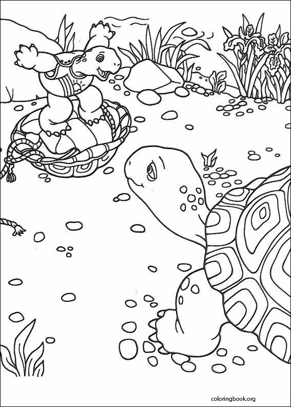 Franklin coloring page (040)