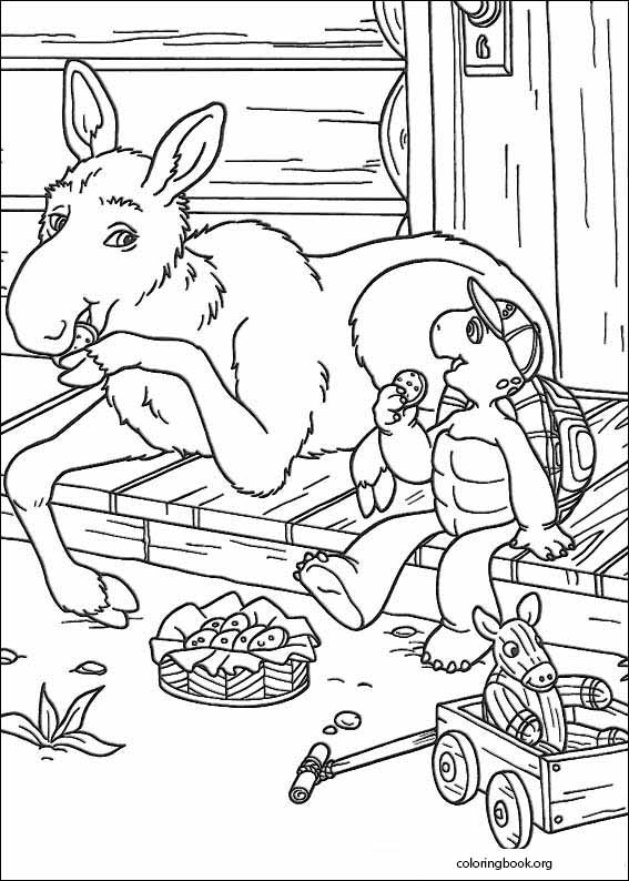 Franklin coloring page (043)