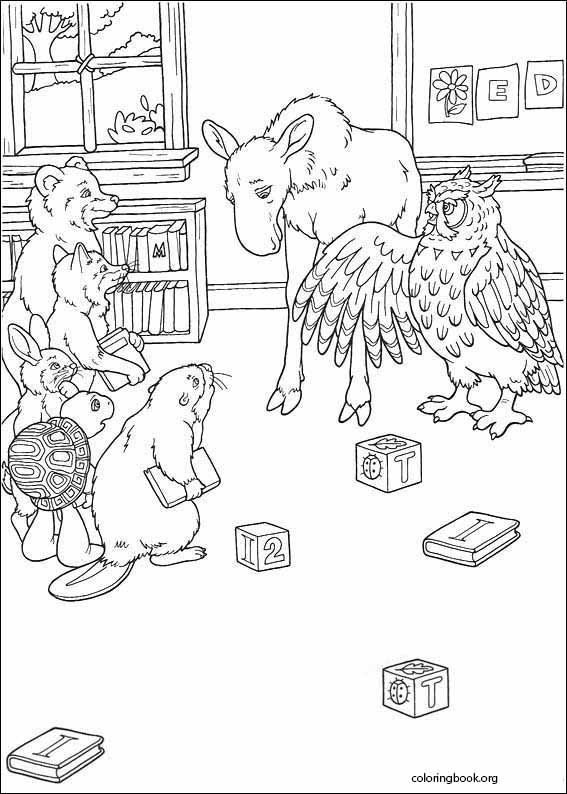 Franklin coloring page (046)