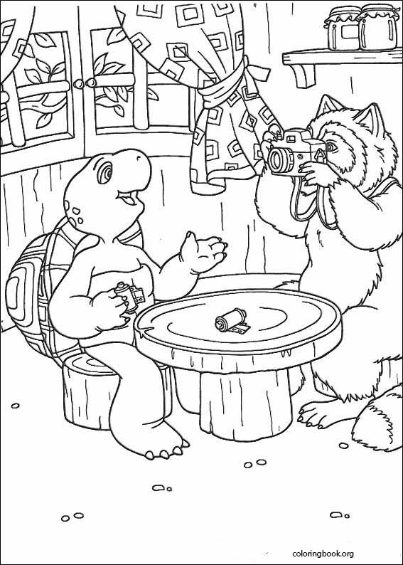 Franklin coloring page (054)