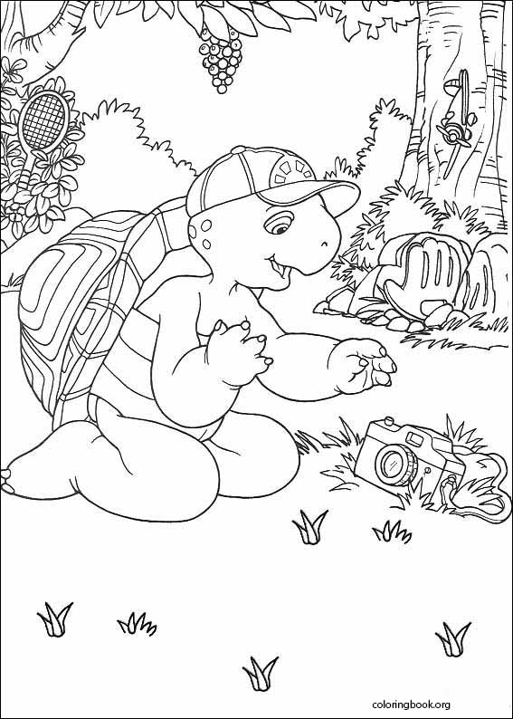 Franklin coloring page (058)