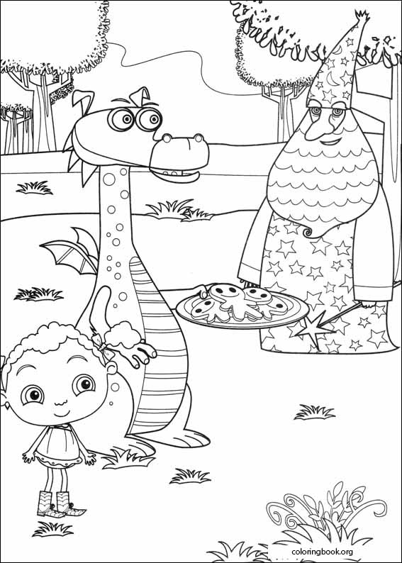 Franny's Feet coloring page (001)