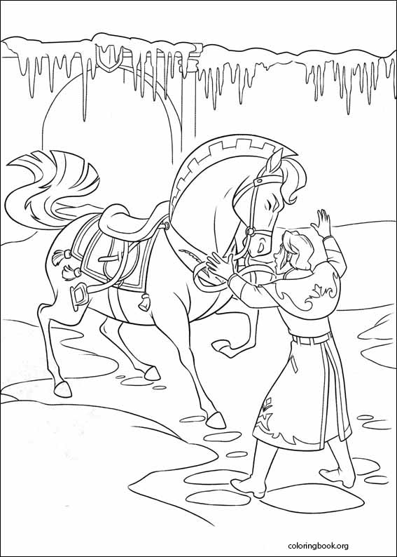 Frozen coloring page (023)
