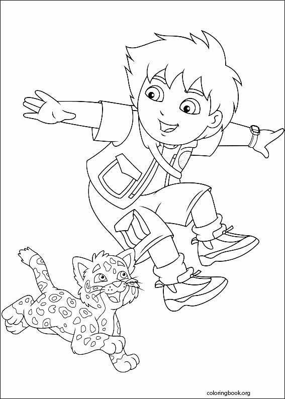 Go, Diego, Go! coloring page (012)