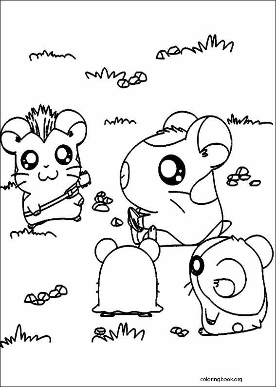 Hamtaro coloring page (002)