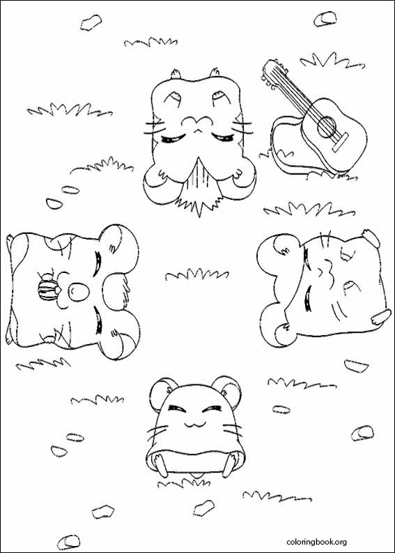 Hamtaro coloring page (004)