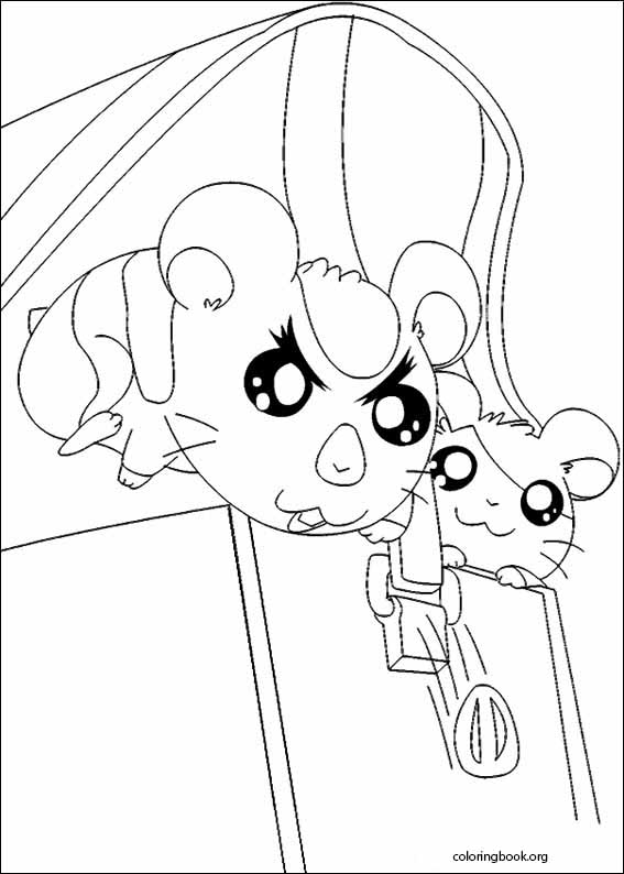 Hamtaro coloring page (007)