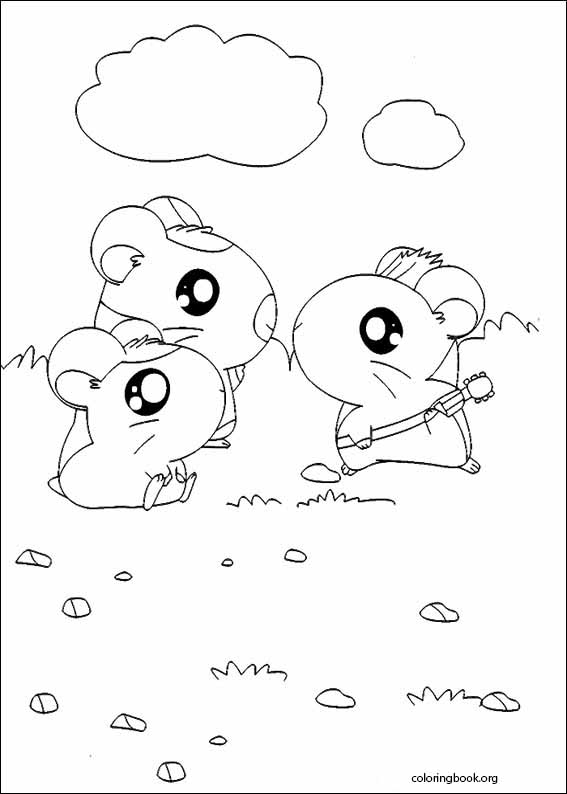 Hamtaro coloring page (009)