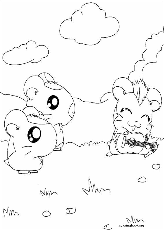 Hamtaro coloring page (012)