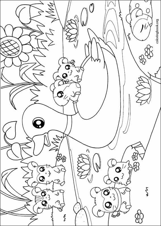 Hamtaro coloring page (015)
