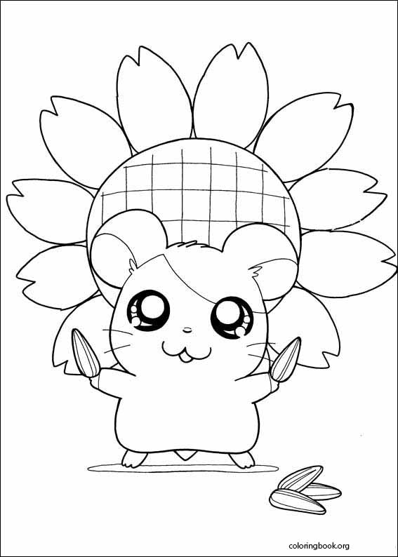 Hamtaro coloring page (017)