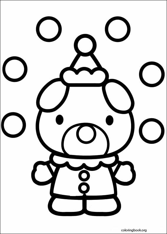 Hello Kitty coloring page (007)