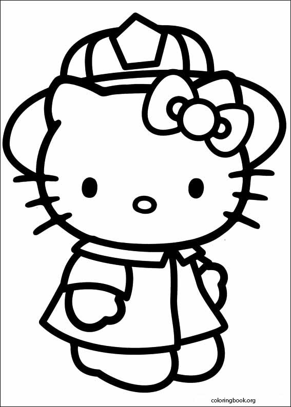 Hello Kitty coloring page (014)