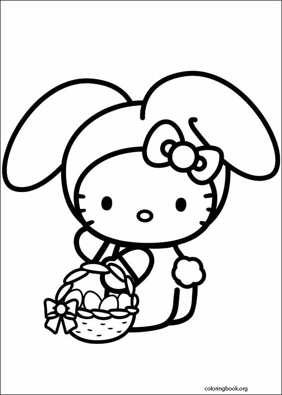 Hello Kitty coloring page (016)