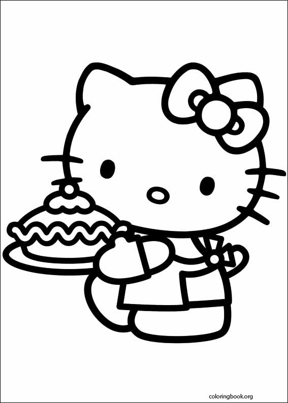 Hello Kitty coloring page (020)