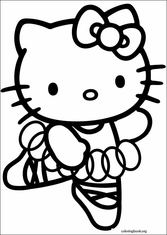 Hello Kitty coloring page (024)