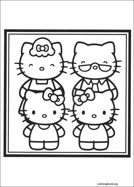 Hello Kitty coloring page (050)