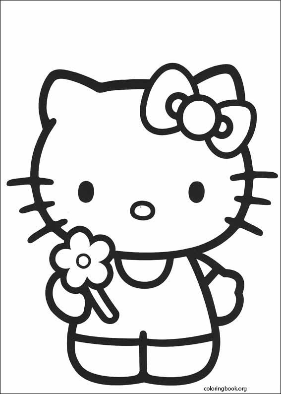 Hello Kitty coloring page (053)