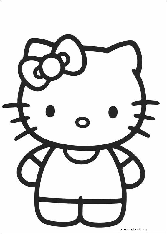 Hello Kitty coloring page (054)