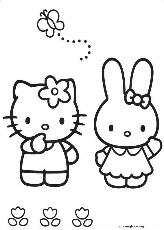 Hello Kitty coloring page (055)