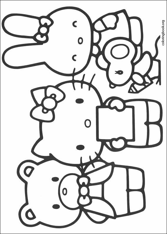 Hello Kitty coloring page (057)