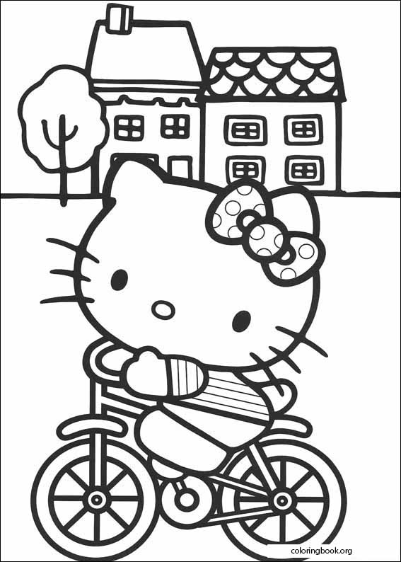 Hello Kitty coloring page (060)