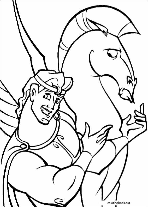 Hercules coloring page (002)
