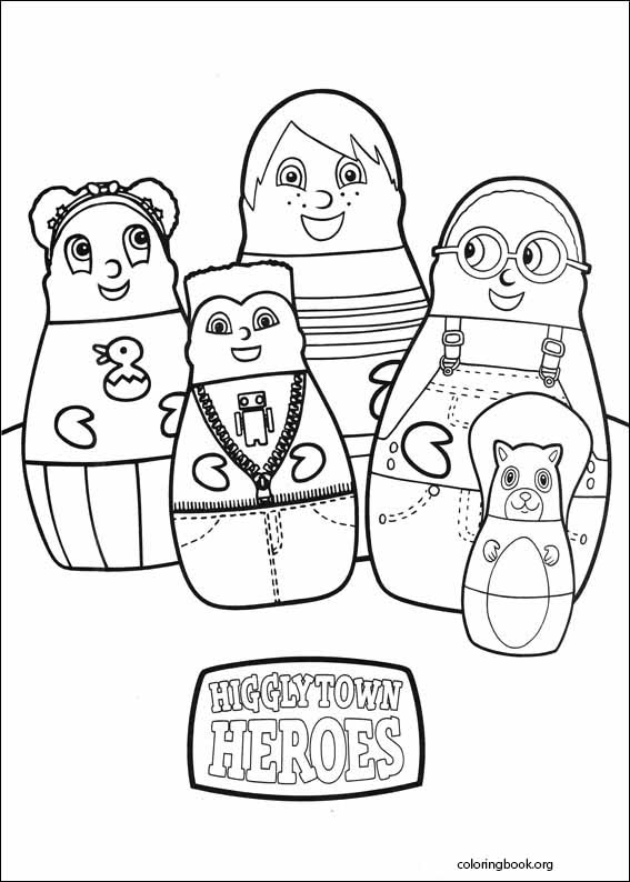 Higglytown Heroes coloring page (016)