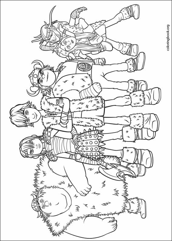How To Train Your Dragon coloring page (012)